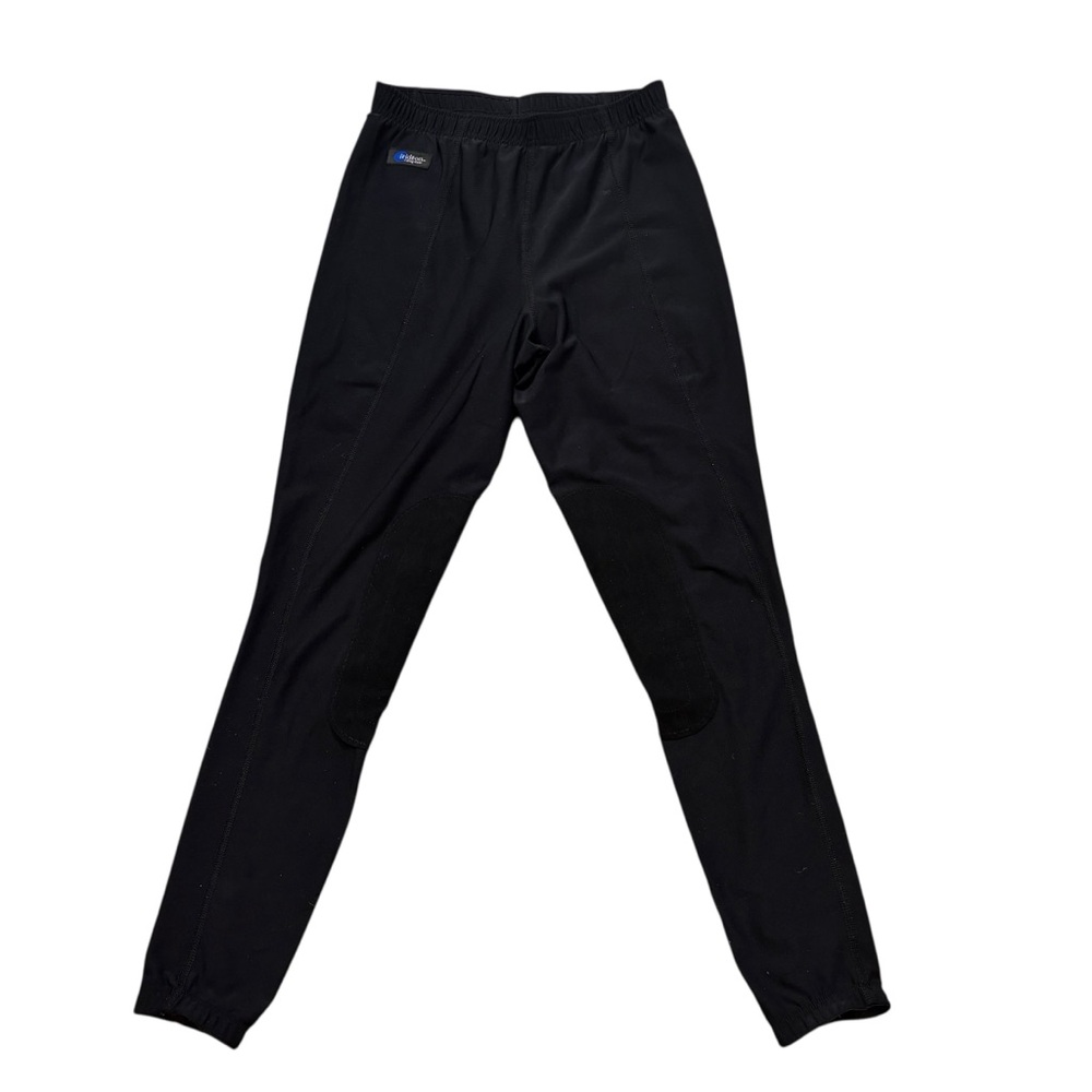 Ladies irideon Brand Black Equestrian Riding Pants with Inner Knee Patches L